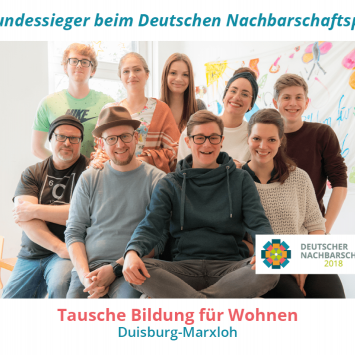 1. Bundessieger: Tausche Bildung für Wohnen aus Duisburg