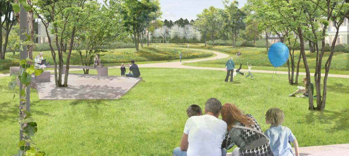 So wird der Rousseau Park in Ludwigsfelde aussehen.