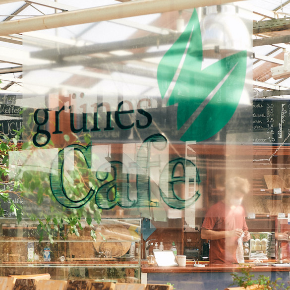 Bild: Grünes Café und Hofladen