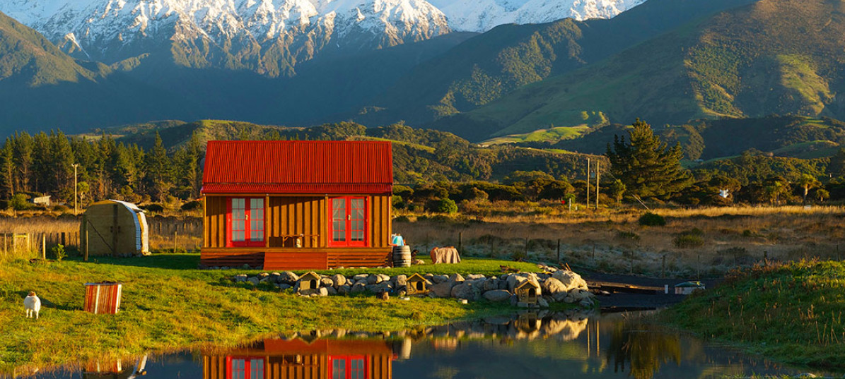 Landschaft in Kaikoura, Neuseeland